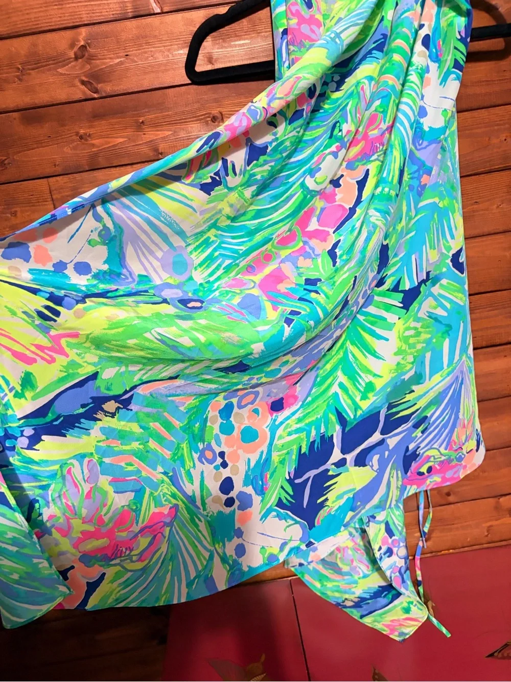 Lilly Pulitzer Hana convertible silk scarf vest Multi Purrfect